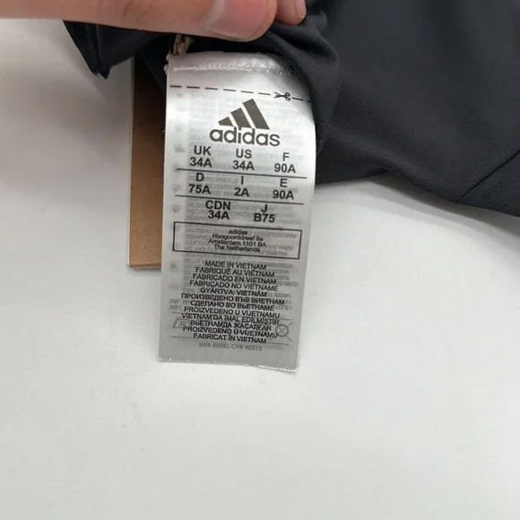 Women's Size 34A adidas Training high-support Ultimate sports bra NEW WITH TAGS - Picture 4 of 4